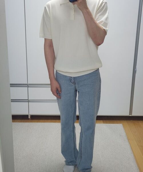 MUSINSA STANDARD（ムシンサスタンダード）の「ストレートデニムパンツ [スカイブルー]（デニムパンツ・メンズ・その他・40/38/42/36/34/32/30/31/33/26/27/28/29）」の9枚目の写真