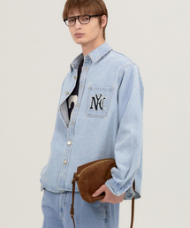 NOHANT（ノアン）の「NYC WASHED DENIM SHIRKET LIGHT BLUE（デニムジャケット）」