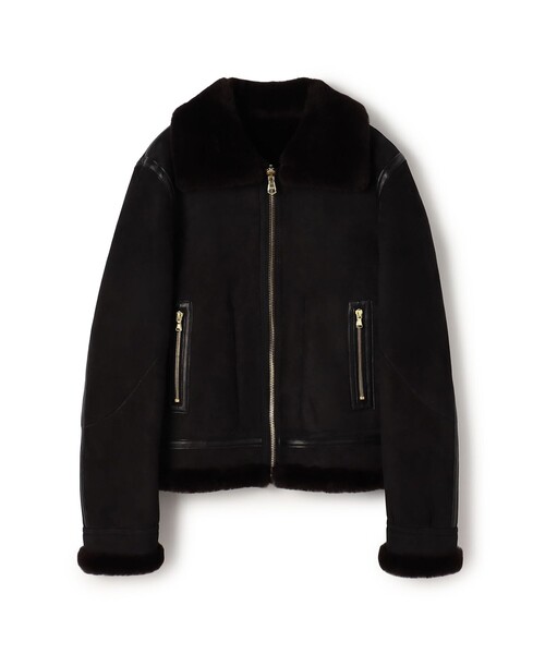 ラムレザー ムートンジャケット（その他アウター）｜BACCA（バッカ）の