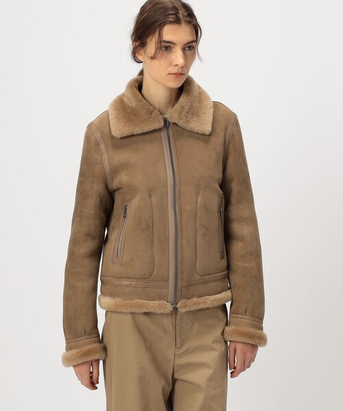 ラムレザー ムートンジャケット（その他アウター）｜BACCA（バッカ）の