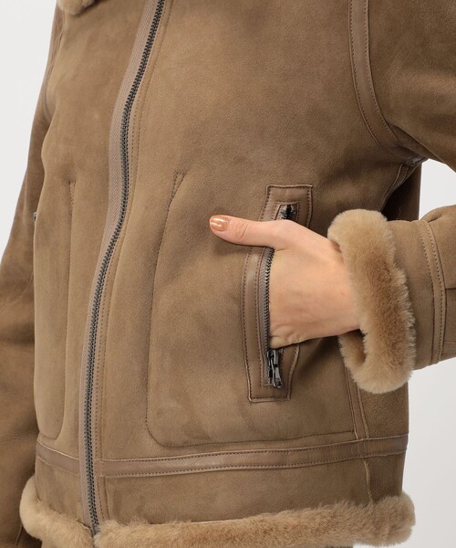 ラムレザー ムートンジャケット（その他アウター）｜BACCA（バッカ）の