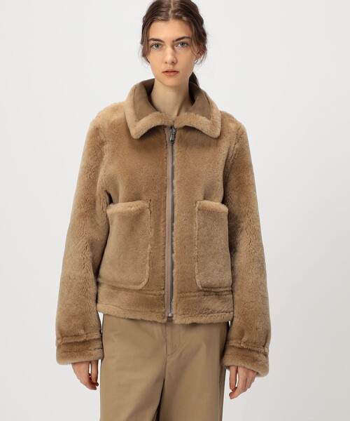 ラムレザー ムートンジャケット（その他アウター）｜BACCA（バッカ）の