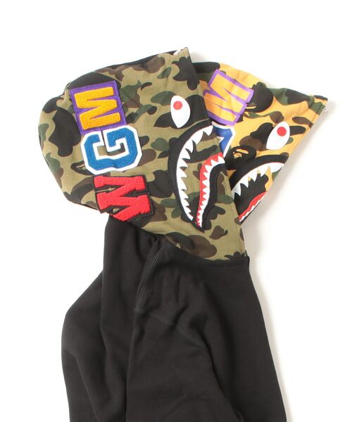 SHARK FULL ZIP DOUBLE HOODIE（パーカー）｜A BATHING APE（ア