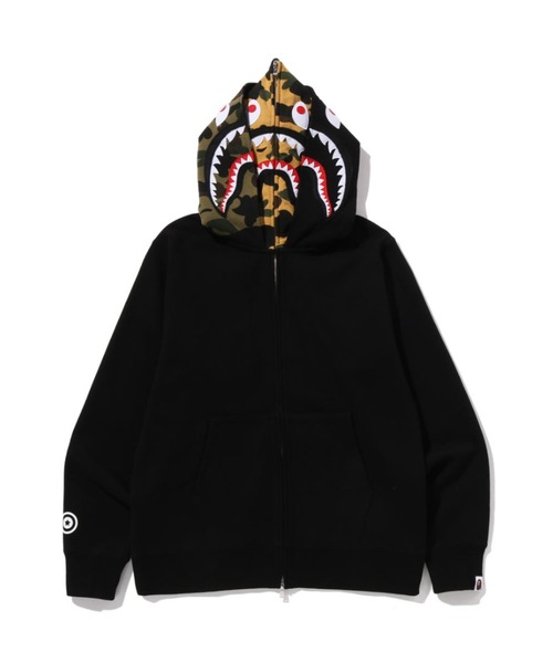 A Bathing Ape ブラック パーカー　ダブルジップ A BATHING APE ダブルジップパーカー ブラック ショップ アベイジング