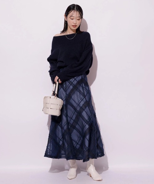 Mystrada（マイストラーダ）の「切り替えスエードタイトスカート