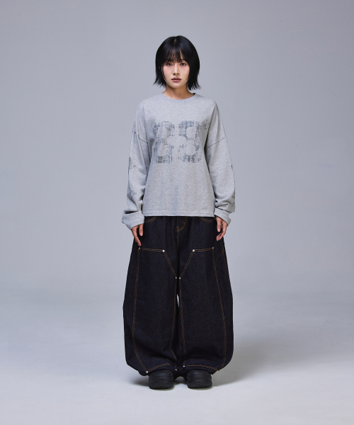 SCALLYWAG（スカリーワグ）の「ダブルニバギーカーペンター生地デニム[インディゴ]（デニムパンツ・レディース・その他・SMALL/MEDIUM/LARGE/X-LARGE）」の11枚目の写真