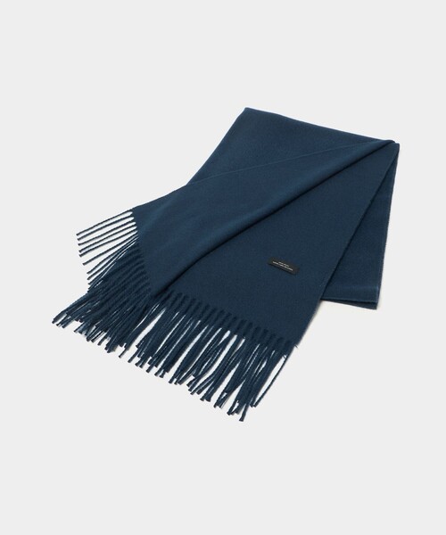 green label relaxing(グリーンレーベルリラクシング)の「GLR ソリッド 60 ラージ マフラー(マフラー・メンズ・ベージュ/ダークグレー/ブラック/ダークブラウン/ネイビー・FREE)」の19枚目の写真