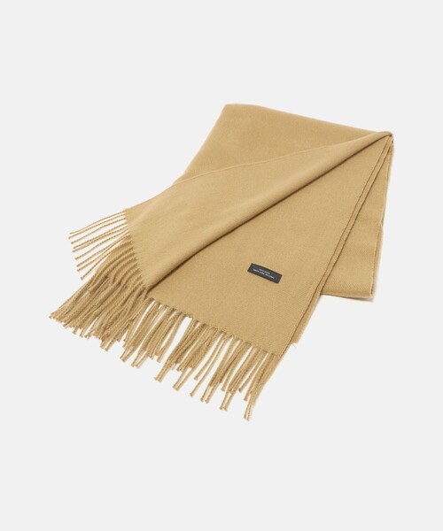 green label relaxing(グリーンレーベルリラクシング)の「GLR ソリッド 60 ラージ マフラー(マフラー・メンズ・ベージュ/ダークグレー/ブラック/ダークブラウン/ネイビー・FREE)」の16枚目の写真