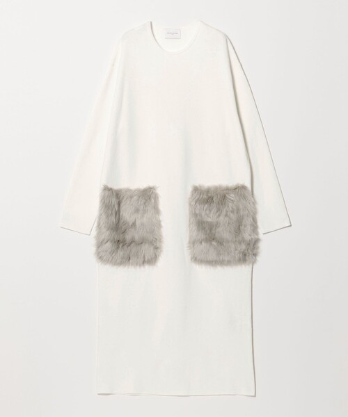 UNITED ARROWS（ユナイテッドアローズ）の「ポケット ワンピース（ワンピース・レディース・オフホワイト/ブラック・36/38）」の7枚目の写真