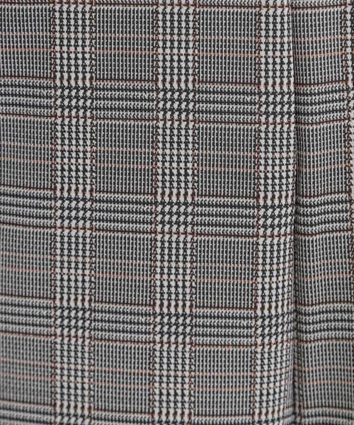 DRESKIP（ドレスキップ）の「【あったか】大人のための チェック柄フリルサロペット（サロペット/オーバーオール・レディース・ダークブラウン系1/グレー系1・01/02/03/04）」の6枚目の写真