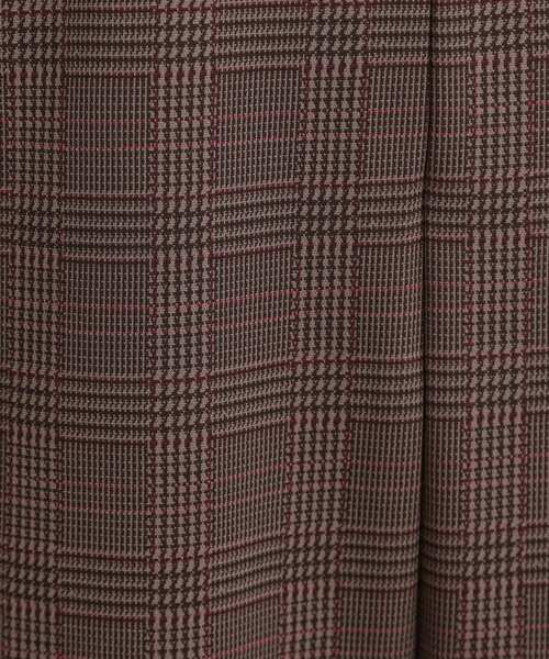 DRESKIP（ドレスキップ）の「【あったか】大人のための チェック柄フリルサロペット（サロペット/オーバーオール・レディース・ダークブラウン系1/グレー系1・01/02/03/04）」の10枚目の写真