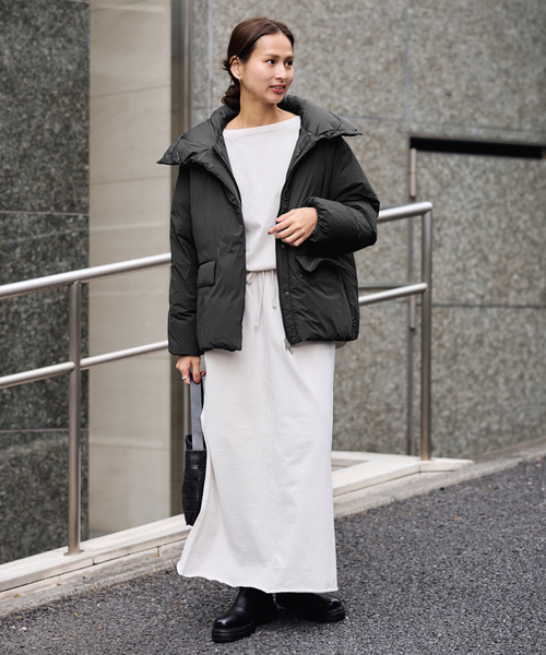 FRAMeWORK(フレームワーク)の「DUVETICA/デゥベティカ TADEWI(ダウンジャケット/コート・レディース・ブラック・42/40)」の2枚目の写真