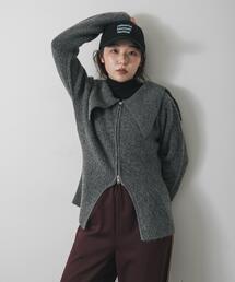SENSE OF PLACE by URBAN RESEARCH | 『洗濯可』ドロップカラージップセーター(カーディガン/ボレロ)