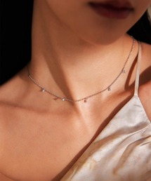 vacanza（ヴァカンザ）の「vacanza V Class(R)｜ドロップダイヤジュエリー・シルバーネックレス（ネックレス）」