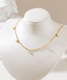 vacanza（ヴァカンザ）の「vacanza V Class(R)｜ドロップダイヤジュエリー・シルバーネックレス（ネックレス）」