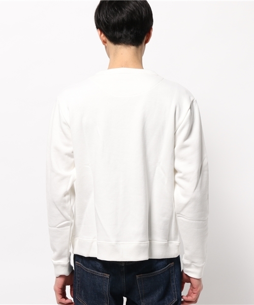OUTLET（アウトレット）の「【Ciaopanic】孔雀ロゴ（Tシャツ/カットソー・メンズ・グレー/オフホワイト・MEDIUM/LARGE）」の4枚目の写真