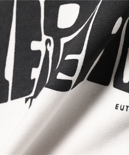 OUTLET（アウトレット）の「【Ciaopanic】孔雀ロゴ（Tシャツ/カットソー・メンズ・グレー/オフホワイト・MEDIUM/LARGE）」の8枚目の写真