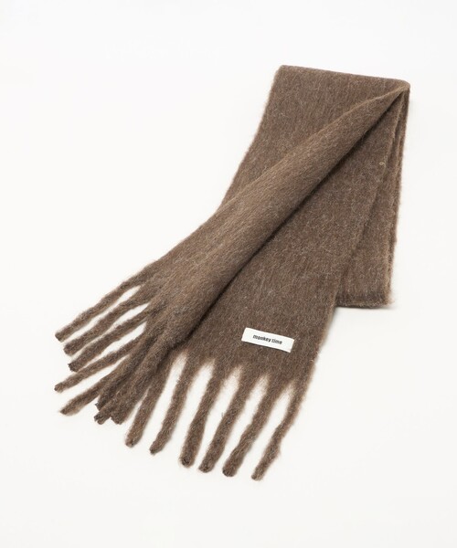 MONKEY TIME(モンキータイム)の「ソリッド マフラー(マフラー・メンズ・イエロー/ライム/ダークブラウン・FREE)」の2枚目の写真