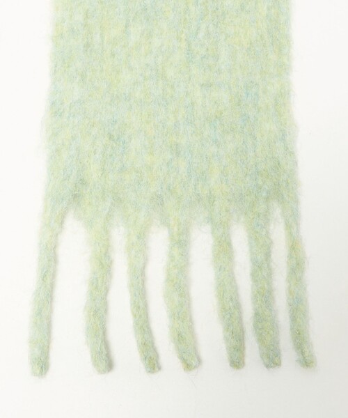 MONKEY TIME(モンキータイム)の「ソリッド マフラー(マフラー・メンズ・イエロー/ライム/ダークブラウン・FREE)」の4枚目の写真