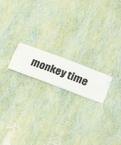 MONKEY TIME(モンキータイム)の「ソリッド マフラー(マフラー・メンズ・イエロー/ライム/ダークブラウン・FREE)」の6枚目の写真