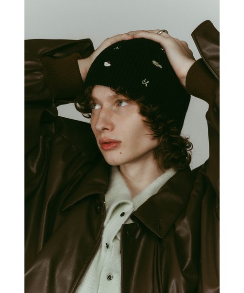 K motif beanie（ニットキャップ/ビーニー）｜Knuth Marf
