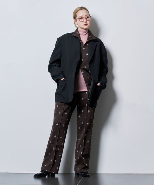 CITYSHOP（シティーショップ）の「《追加》SHEER HIGH NECK TOP：カットソー（Tシャツ/カットソー・レディース・ブラック/ベージュ/ピンク・FREE）」の12枚目の写真