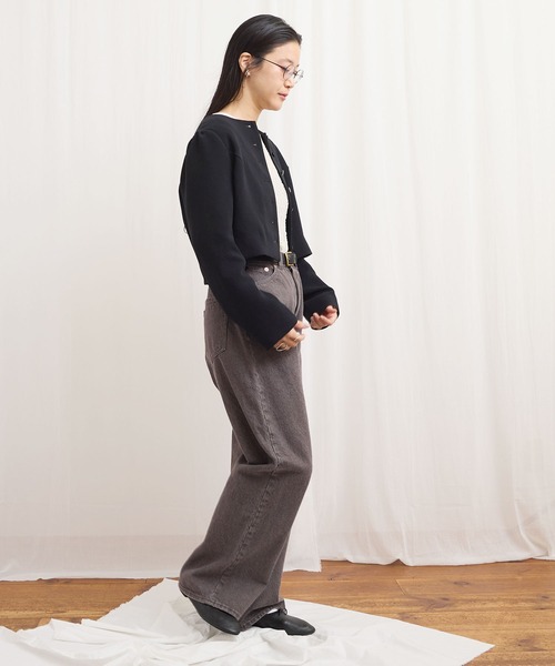 fig Ｌondon（フィグロンドン）の「zizi jacket（ノーカラージャケット・レディース・ブラック・FREE）」の22枚目の写真