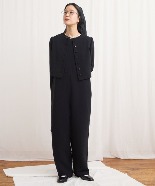 fig Ｌondon（フィグロンドン）の「zizi jacket（ノーカラージャケット・レディース・ブラック・FREE）」の13枚目の写真