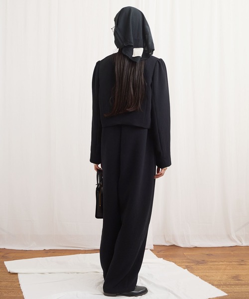 fig Ｌondon（フィグロンドン）の「zizi jacket（ノーカラージャケット・レディース・ブラック・FREE）」の14枚目の写真