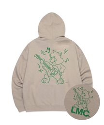 PUNK BEAR HOODIE sand