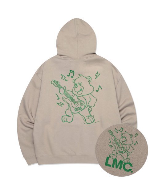 PUNK BEAR HOODIE sand