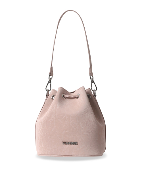 Vivacious（ビバシャス）の「Gwyneth Bucket Bag - 7COL（トートバッグ・レディース・アイボリー/グレイッシュブルー/クリアブラック/ブラックミックス/ブラウン/ピンク/ブラック・FREE）」の16枚目の写真
