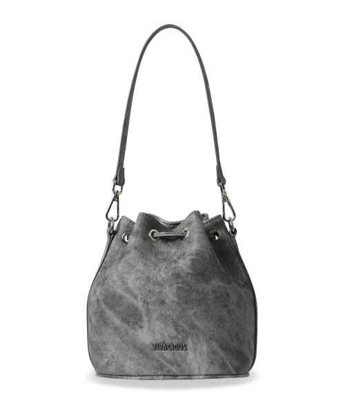 Vivacious（ビバシャス）の「Gwyneth Bucket Bag - 7COL（トートバッグ・レディース・アイボリー/グレイッシュブルー/クリアブラック/ブラックミックス/ブラウン/ピンク/ブラック・FREE）」の21枚目の写真