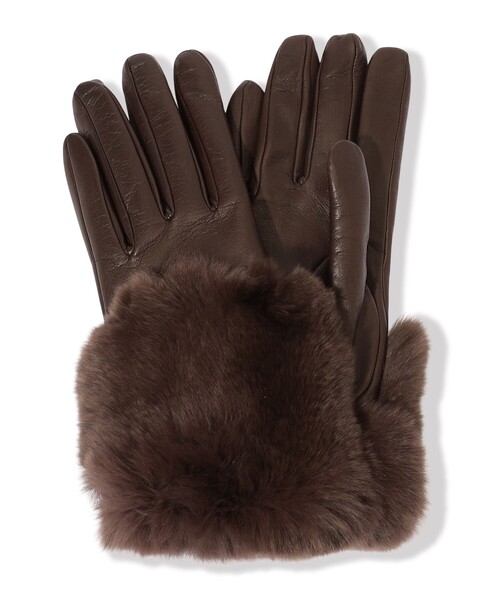 新品★GALA GLOVES　高級レザー手袋　レッキスラビットファー　スマホ対応 Gala Gloves レッキスファー グローブ（手袋）｜GALA GLOVES（ガラ