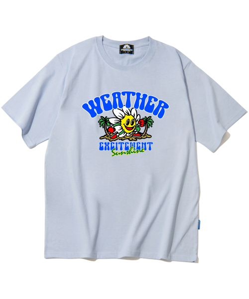 TRIPSHION(トリップション)の「デイジーウェザー グラフィックTシャツ - パープル(Tシャツ/カットソー・メンズ・その他・LARGE/MEDIUM/X-LARGE)」の1枚目の写真