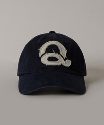 QS（キュース）の「Washed Logo Ball Cap (Navy/White)（キャップ）」