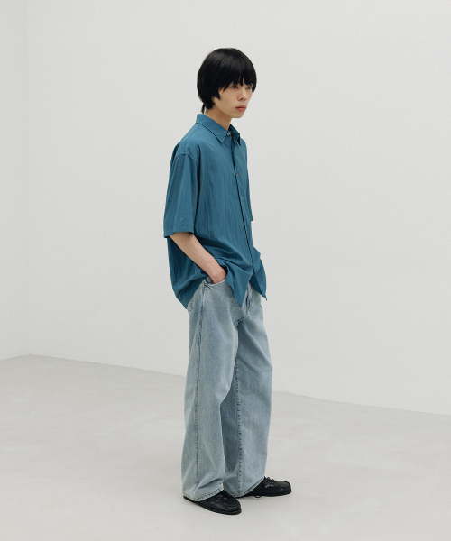 BLANKROOM（ブランクルーム）の「マッシュデニムパンツ_CLOUDY BLUE（デニムパンツ・メンズ・その他・1/2/3/0）」の4枚目の写真