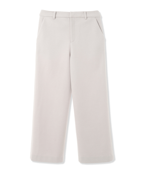 A/C DESIGN BY ALPHA CUBIC（エーシーデザインバイアルファキュービック）の「起毛ストレッチワイドパンツ【ウエストゴム】（その他パンツ・レディース・ブラック/ライトグレー・61/64/67）」の5枚目の写真