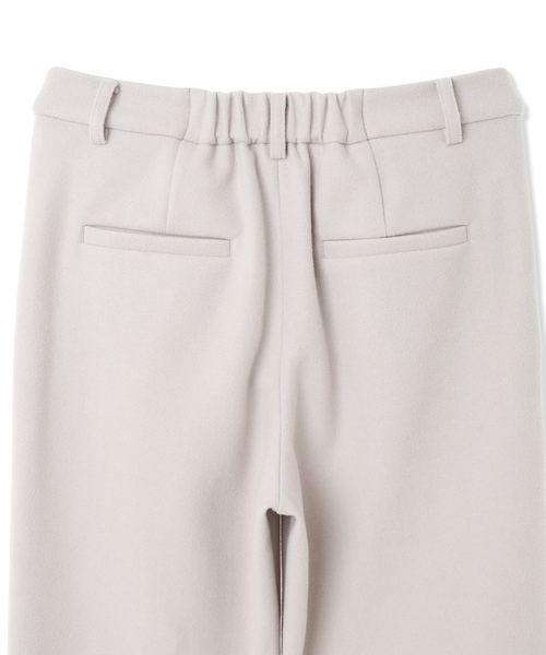 A/C DESIGN BY ALPHA CUBIC（エーシーデザインバイアルファキュービック）の「起毛ストレッチワイドパンツ【ウエストゴム】（その他パンツ・レディース・ブラック/ライトグレー・61/64/67）」の8枚目の写真