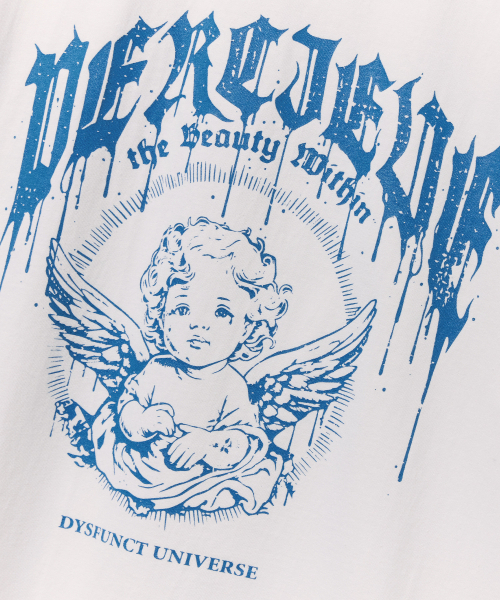 DYSFUNCT(ディスファンクト)の「ANGELIC PIGMENT T-SHIRT (CREAM)(Tシャツ/カットソー・レディース・その他・LARGE/MEDIUM/SMALL)」の3枚目の写真