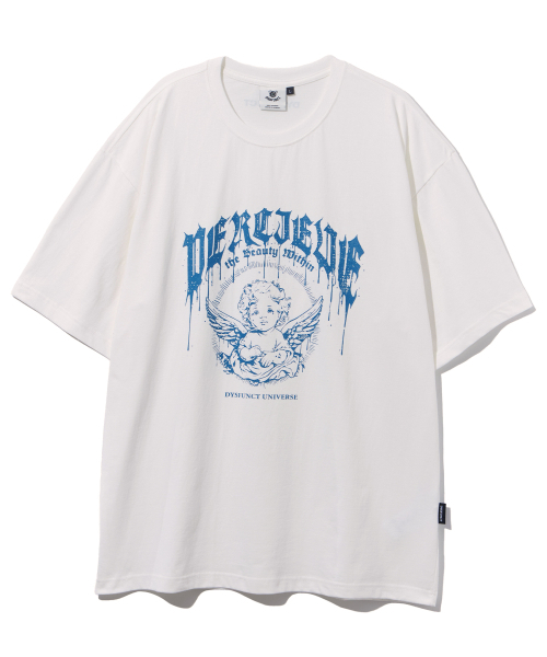 DYSFUNCT(ディスファンクト)の「ANGELIC PIGMENT T-SHIRT (CREAM)(Tシャツ/カットソー・レディース・その他・LARGE/MEDIUM/SMALL)」の5枚目の写真