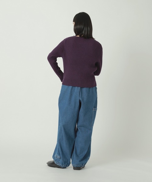 ZUCCa（ズッカ）の「HYPER STRETCH DENIM / パンツ（その他パンツ・レディース・ブラック/ブルー/ネイビー・M size）」の11枚目の写真