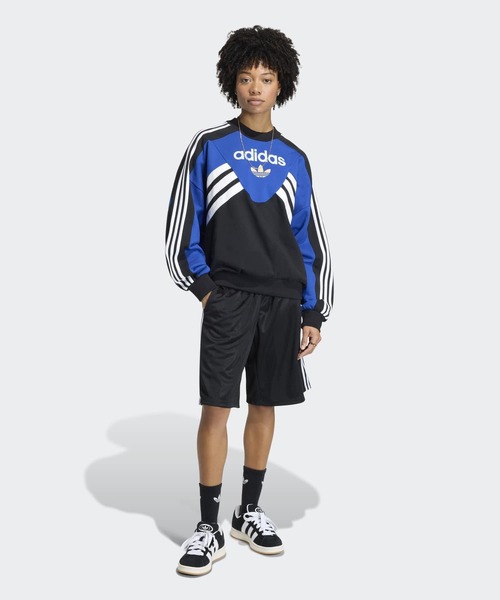 adidas(アディダス)の「クルー ウィズ カットライン スウェットシャツ / トレーナー / アディダスオリジナルス adidas Originals(スウェット・レディース・ブルー・MEDIUM/SMALL/XX-LARGE/LARGE/X-LARGE)」の5枚目の写真