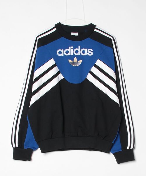 adidas(アディダス)の「クルー ウィズ カットライン スウェットシャツ / トレーナー / アディダスオリジナルス adidas Originals(スウェット・レディース・ブルー・MEDIUM/SMALL/XX-LARGE/LARGE/X-LARGE)」の6枚目の写真