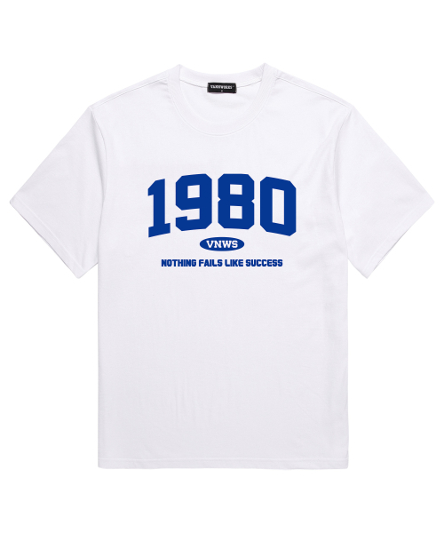 VANNWORKS(バンワークス)の「1980 半袖Tシャツ (VS0043) ホワイト/ブルー(Tシャツ/カットソー・レディース・その他・MEDIUM/SMALL/X-LARGE/XX-LARGE/LARGE)」の1枚目の写真