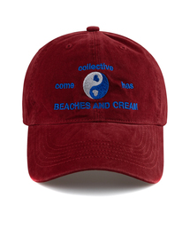 BEACHESANDCREAM（ビーチスアンドクリーム）の「Collective Cation Ball cap-Red Wine（キャップ）」