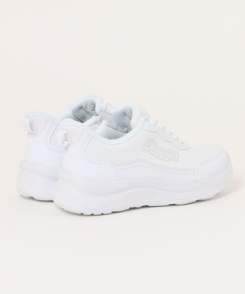 ANAP GｉRL（アナップガール）の「【ANAP GIRL】スパットシューズ 厚底スニーカー（スニーカー・キッズ・ホワイト×ホワイト・24.0cm/23.5cm/23.0cm/22.5cm/22.0cm/21.5cm/21.0cm/20.0cm/19.0cm）」の2枚目の写真