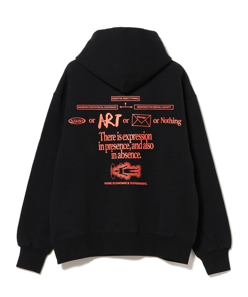BEAMS T(ビームスティー)の「HOME ECONOMICS EXPERIMENT / Hoodie(スウェット・メンズ・ブラック・SMALL/MEDIUM/LARGE/X-LARGE)」の8枚目の写真