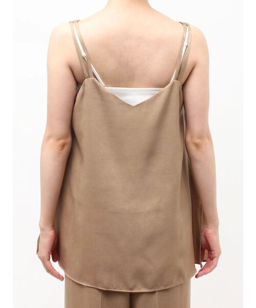 ELENDEEK（エレンディーク）の「サテンフレアキャミソール（キャミソール・レディース・オフホワイト/ブラック/キャメル・FREE）」の9枚目の写真