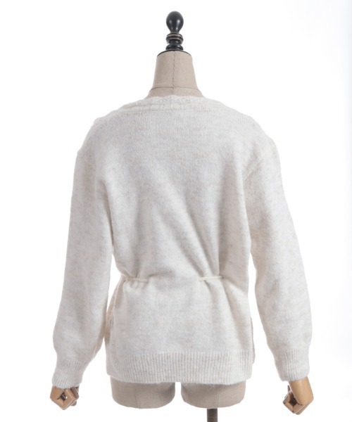 axes femme（アクシーズファム）の「モチーフ付ニットカーディガン（カーディガン/ボレロ・レディース・ブルー/ベージュ・FREE）」の13枚目の写真